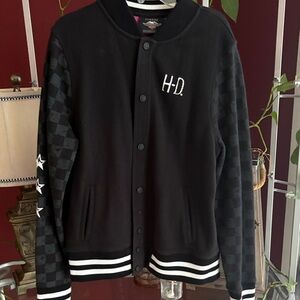 Harley-Davidson Black Varsity Jacket